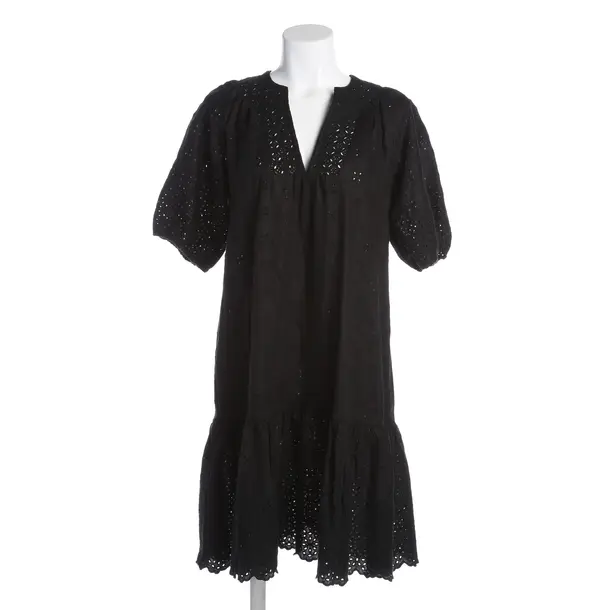 Dress, in Black, Linen, 0039 Italy