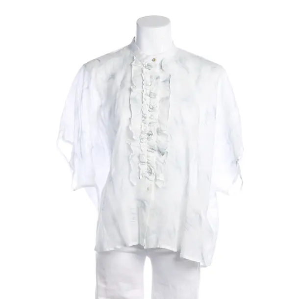 Bluse, in Hellgrau, Ramie, 0039 Italy