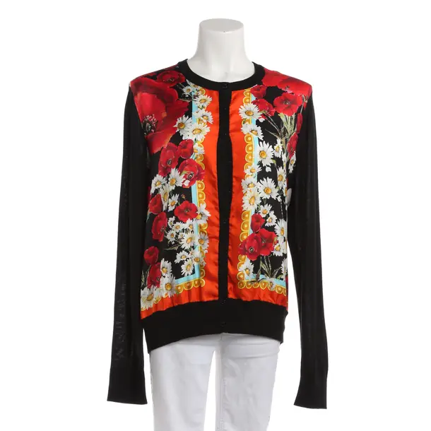 Cardigan, in Multicolored, Silk, Dolce & Gabbana