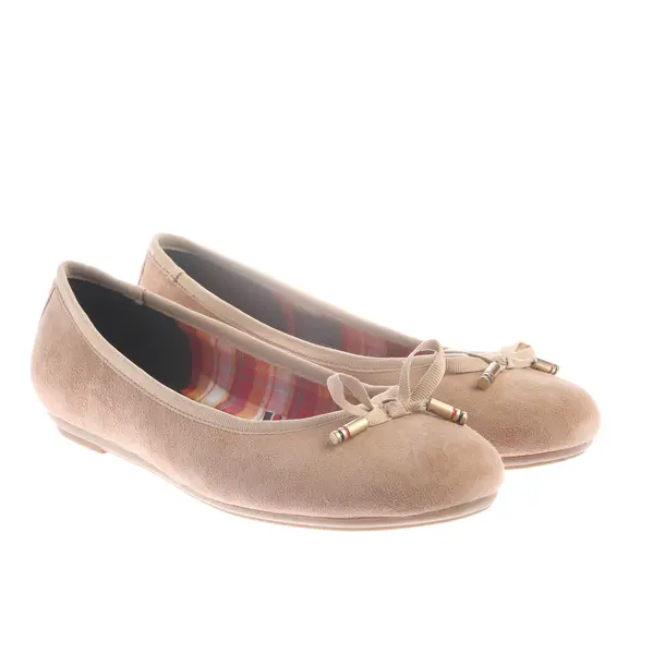 Ballerinas, in Hellbraun, Tommy Hilfiger