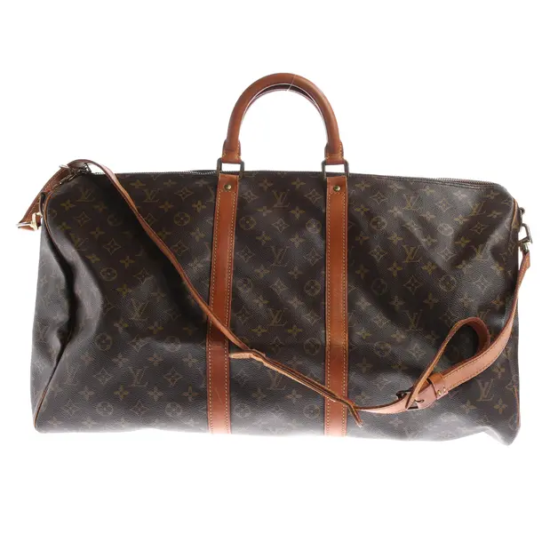 Weekender, in Dunkelbraun, Canvas, Louis Vuitton