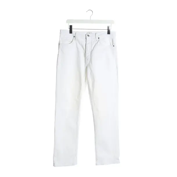 Jeans straight fit, in Bianco, Cotone, Etro