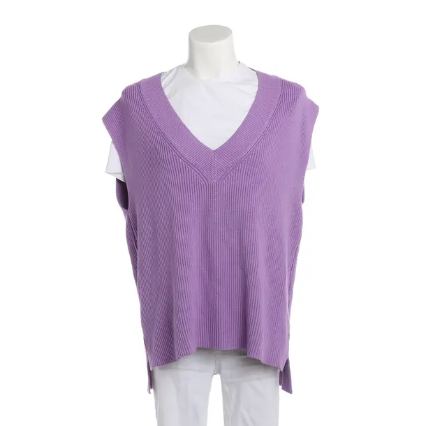 Sweater Vest, in Purple, Viscose, Rich & Royal
