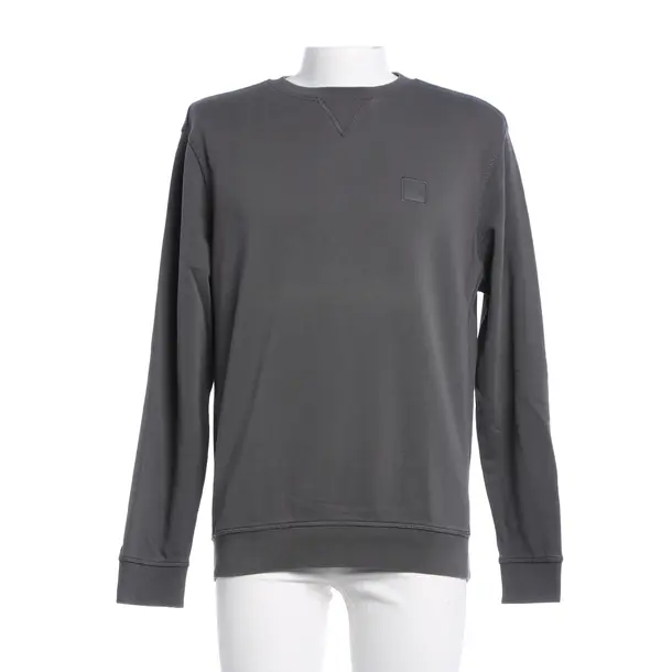 Sweatshirt, in Gray, Cotton, Hugo Boss Orange