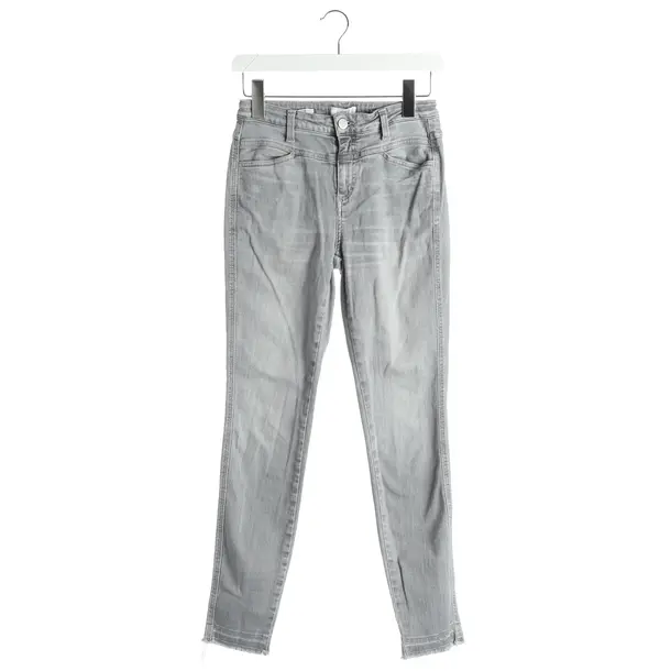 Skinny Jeans, in Gray, Cotton, Closed