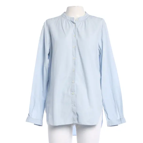 Bluse, in Blau, Baumwolle, Closed