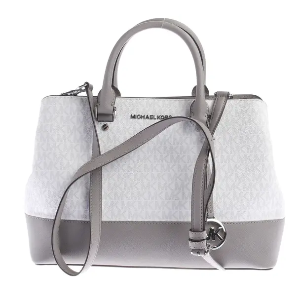Handbag, in Light Gray, Leather, Michael Kors