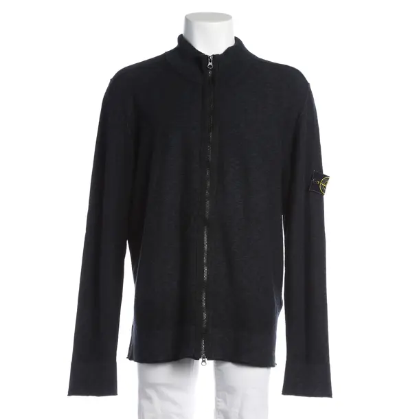 Cardigan, in Blue, Wool, Stone Island