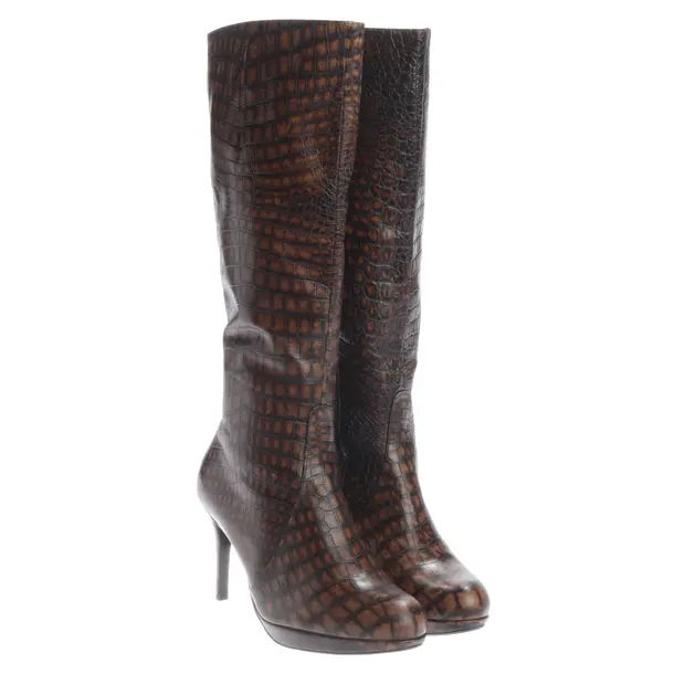 Boots, in Dark Brown, Högl