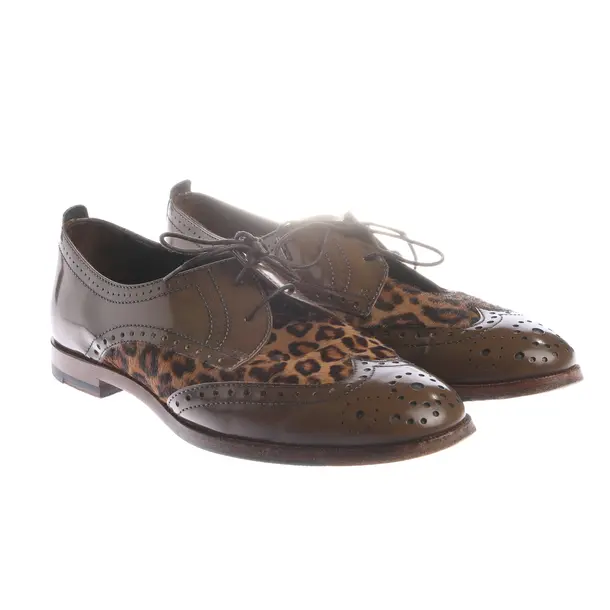 Halbschuhe, in Dunkelbraun, AGL Attilio Giusti Leombruni