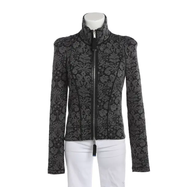 Felpa con cerniera, in Grigio, Poliestere, Uso elevato