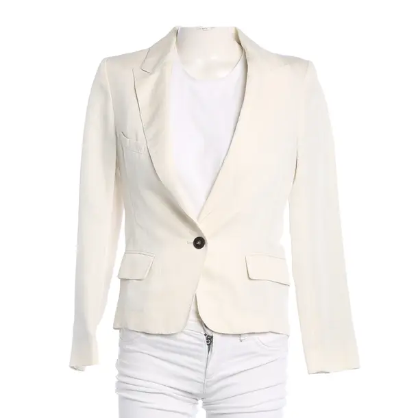Blazer, in Cream, Cotton, Isabel Marant
