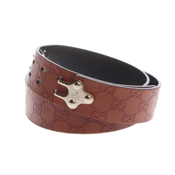 Belt, in Light Brown, Leather, Gucci
