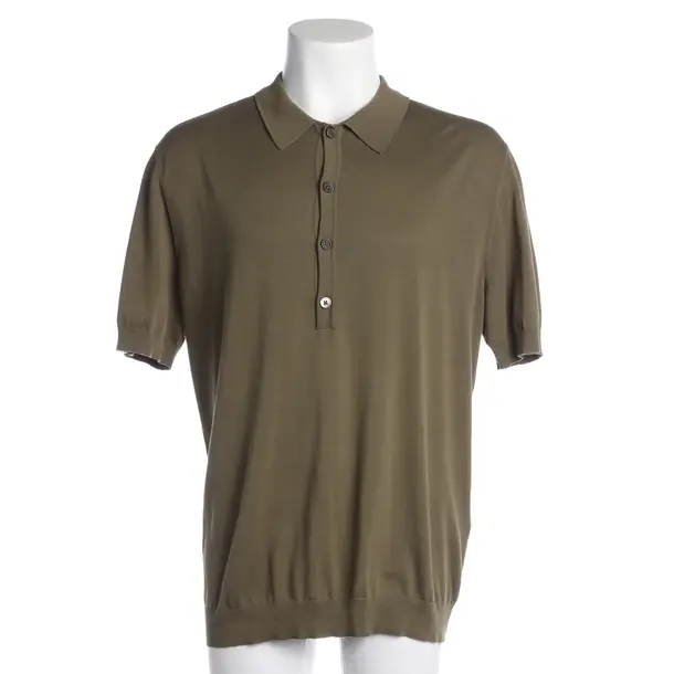 Polo, in Verde, Cotone, Falco