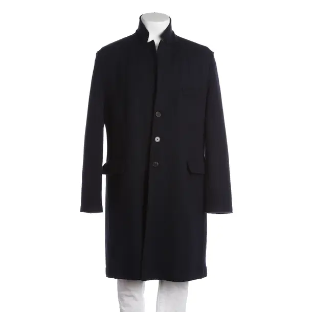 Übergangsmantel, in Navy, Wolle, Harris Wharf London