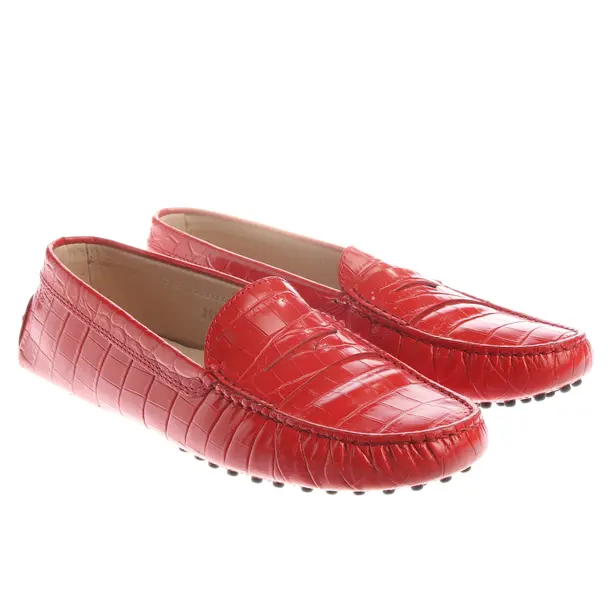 Loafers, in Red, Tod´s