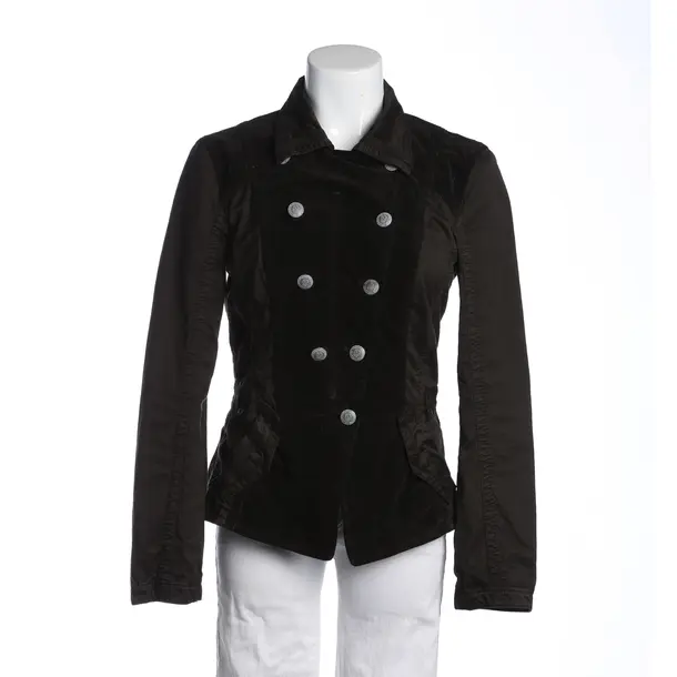 Blazer, in Dark Brown, Cotton, Marc Cain