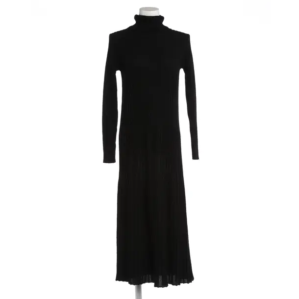 Dress, in Black, Wool, Sem Per Lei.