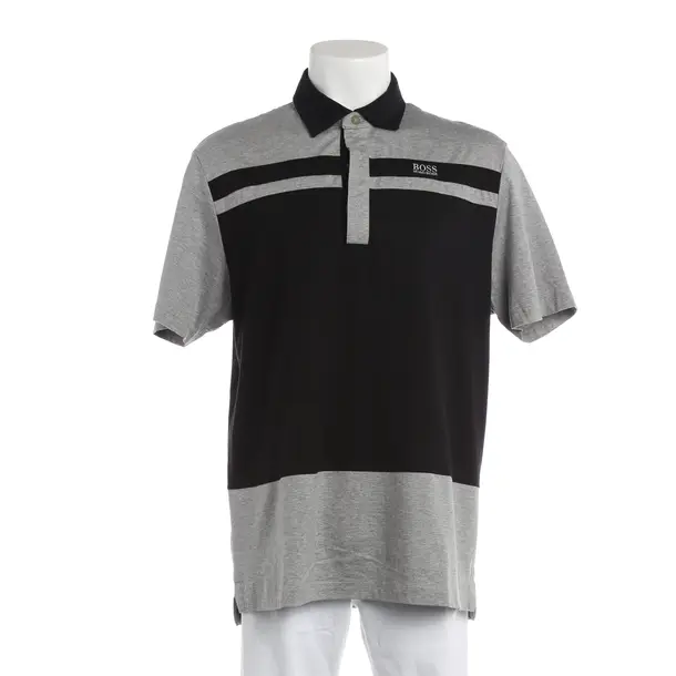 Polo Shirt, in Light Gray, Cotton, Hugo Boss Green