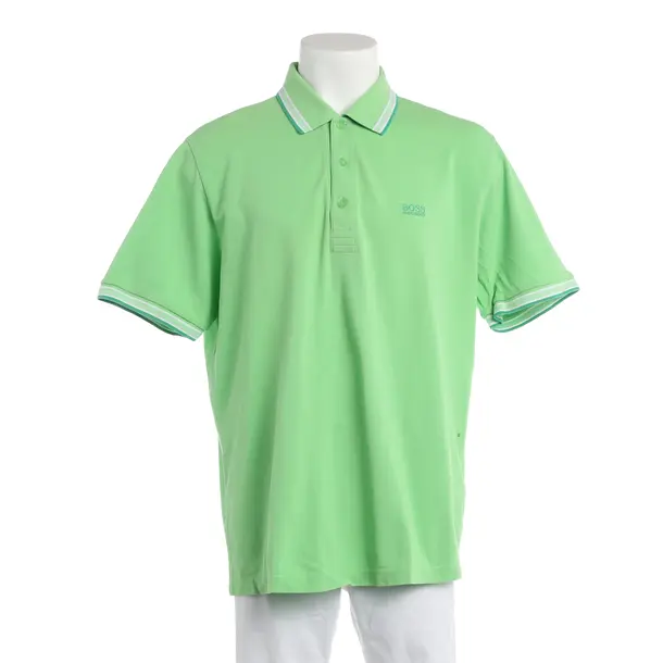 Polo Shirt, in Mint Green, Cotton, Hugo Boss Green