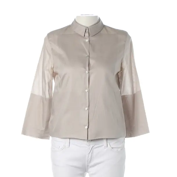 Bluse, in Hellgrau, Baumwolle, Jil Sander
