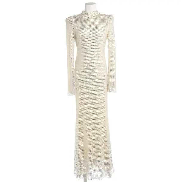 Cocktail Dress, in Cream, Polyester, self-portrait