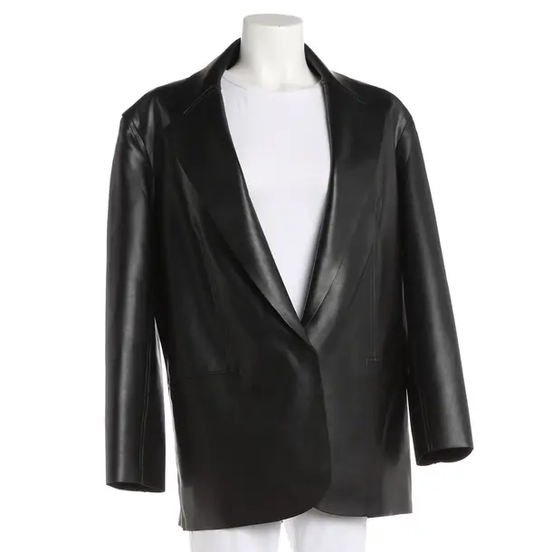 Blazer, in Black, Polyurethane, Norma Kamali