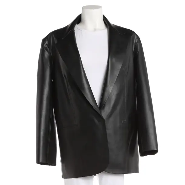 Blazer, in Black, Polyurethane, Norma Kamali