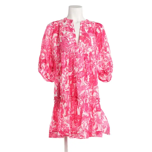 Cocktail Dress, in Pink, Cotton, Poupette St. Barth