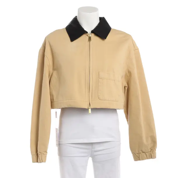 Summer Jacket, in Mustard Yellow, Cotton, self-portrait