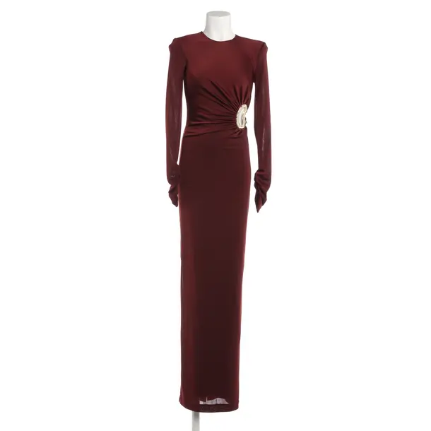 Cocktail Dress, in Bordeaux, Polyester, Rebecca Vallance