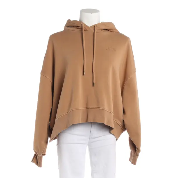 Felpa con cappuccio, in Marrone chiaro, Cotone, Il lato positivo