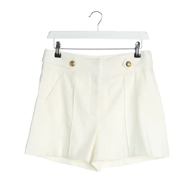 Shorts, in White, Linen, Veronica Beard