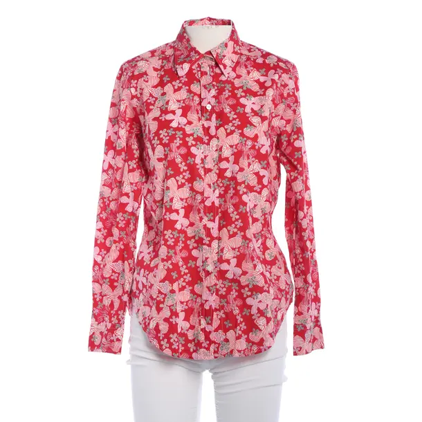 Blouse, in Raspberry, Cotton, Van Laack
