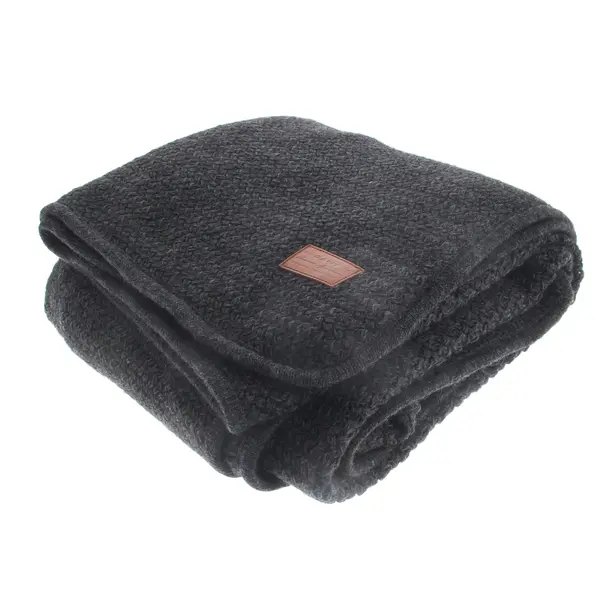 Blanket, in Gray, Acrylic, Gant