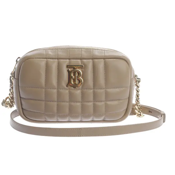 Shoulder Bag, in Light Brown, Leather, Burberry