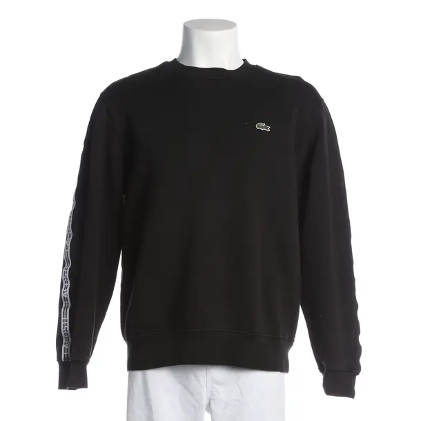 Sweatshirt, in Schwarz, Baumwolle, Lacoste