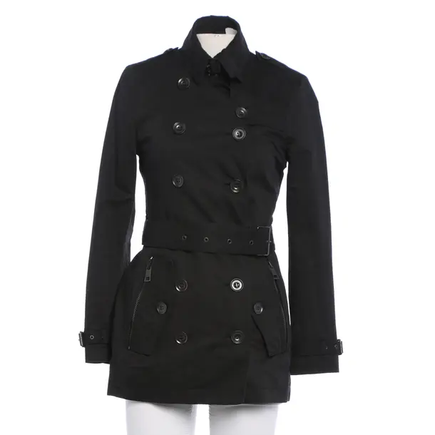 Cappotto mezza stagione, in Nero, Cotone, Burberry Brit