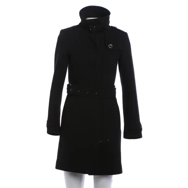 Übergangsmantel, in Schwarz, Wolle, Burberry Brit