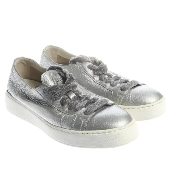 Sneaker, in argento, Santoni