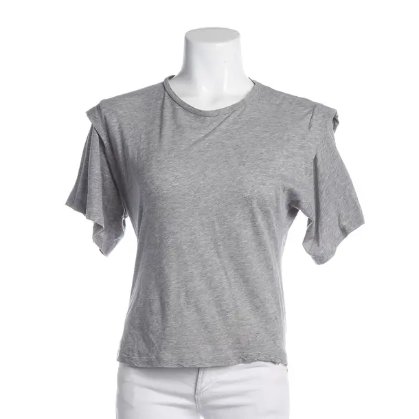 Shirt, in Gray, Cotton, Iro