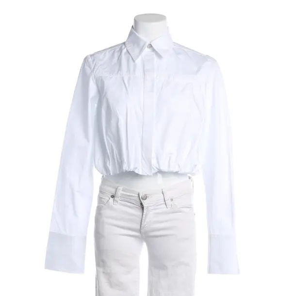 Bluse, in Weiß, Baumwolle, Sportmax