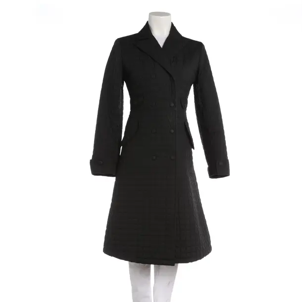 Mid-Season Coat, in Black, Polyester, Max Mara
