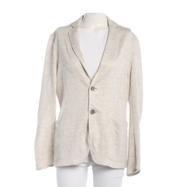 Blazer, in Beige, Leinen, Emporio Armani