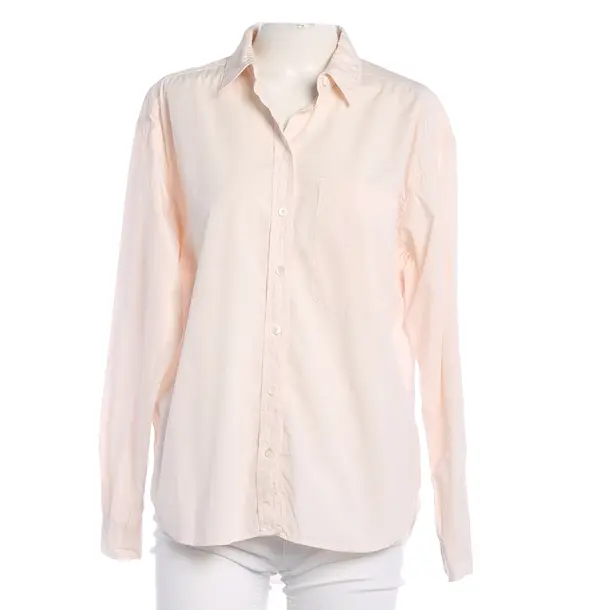 Bluse, in Apricot, Baumwolle, Closed