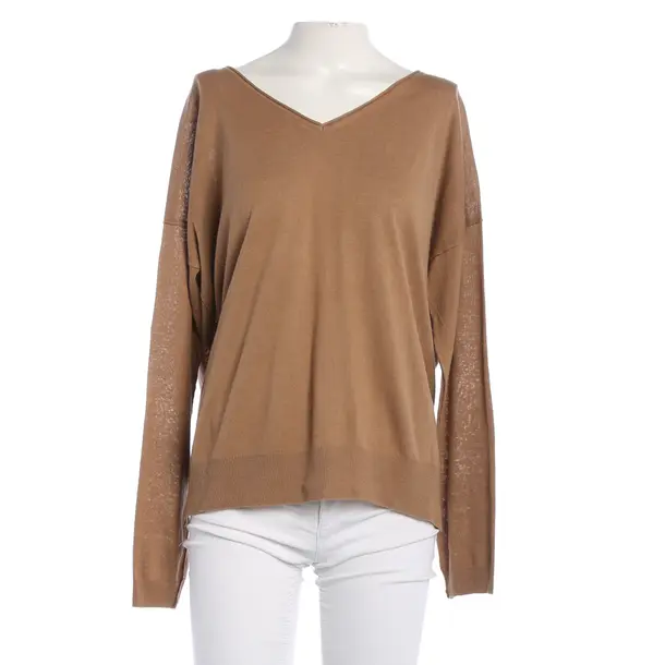 Pullover, in Braun, Leinen, Closed