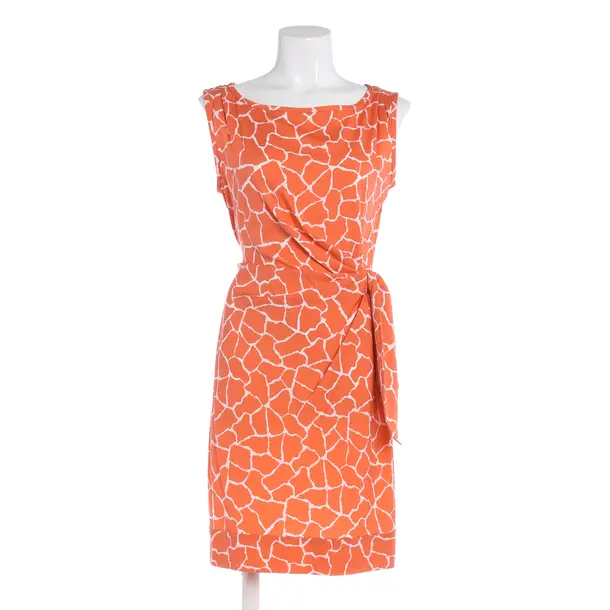 Dress, in Orange, Silk, Diane von Furstenberg