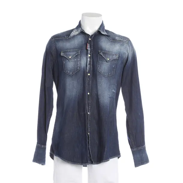 Denim Shirt, in Blue, Cotton, Dsquared