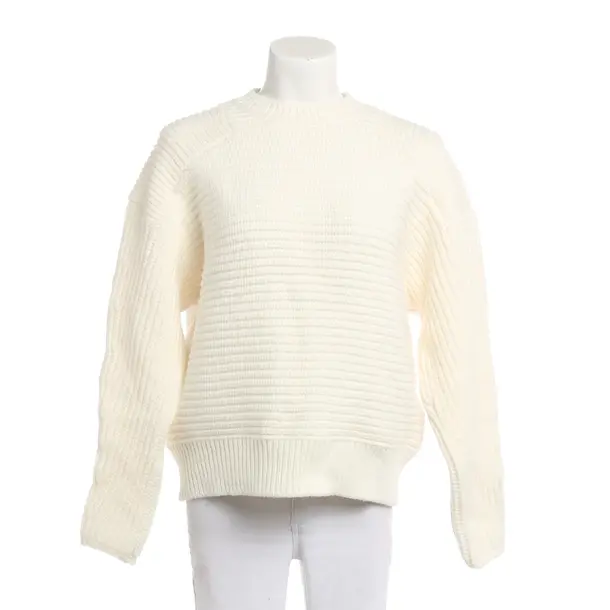 Jumper, in Cream, Wool, Closed