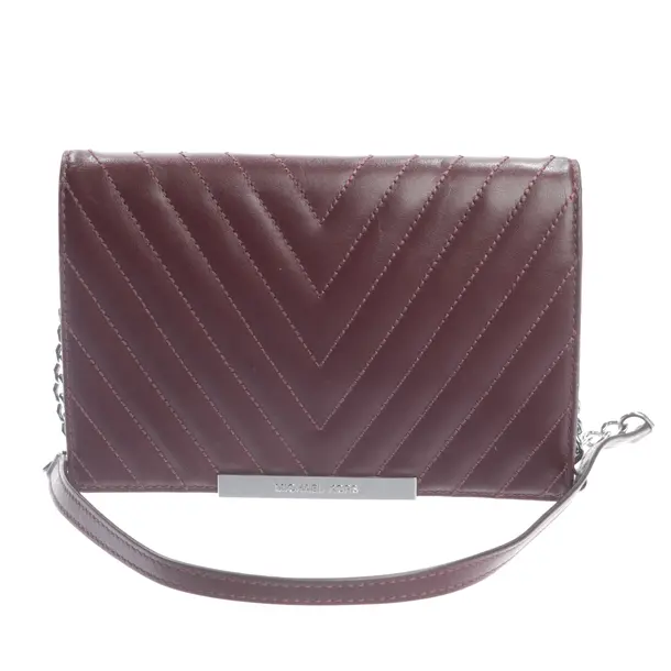Wallet on Chain, in Bordeaux, Leather, Michael Kors